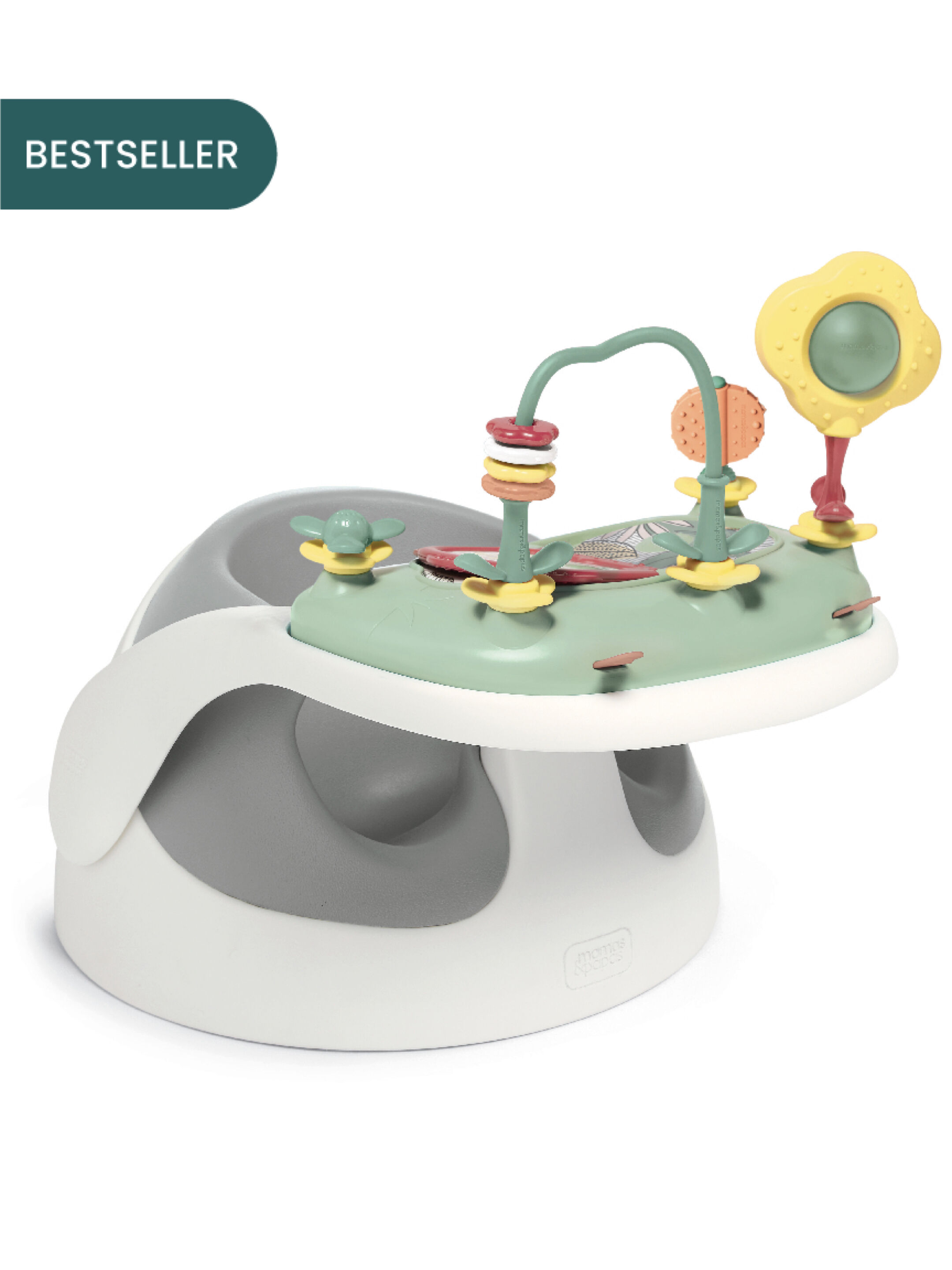 Baby Snug & Activity Tray - PEBBLE image number 1