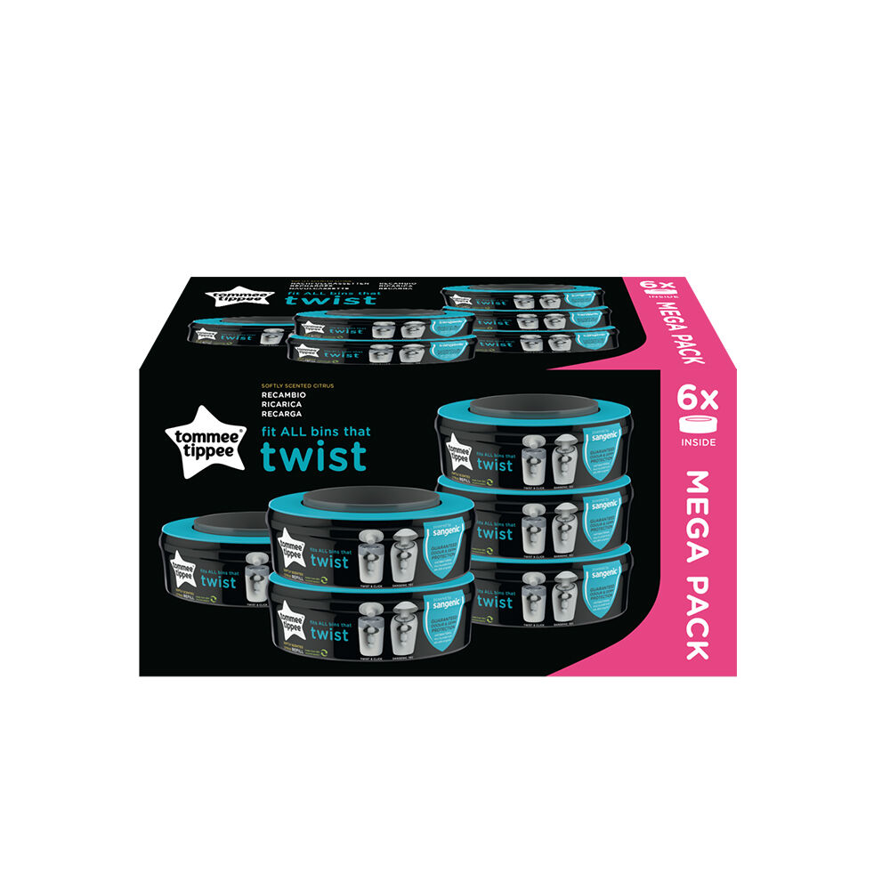 Tommee Tippee Sangenic Universal Cassette 6Pc image number 2
