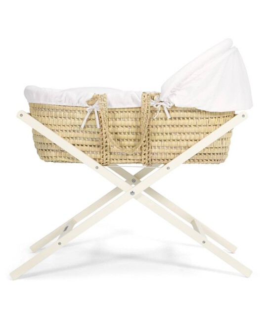 Classic Folding Moses Basket Stand - Ivory image number 2