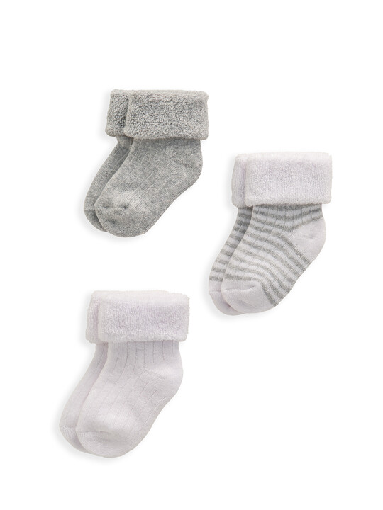 Grey Socks 3 Pack image number 1