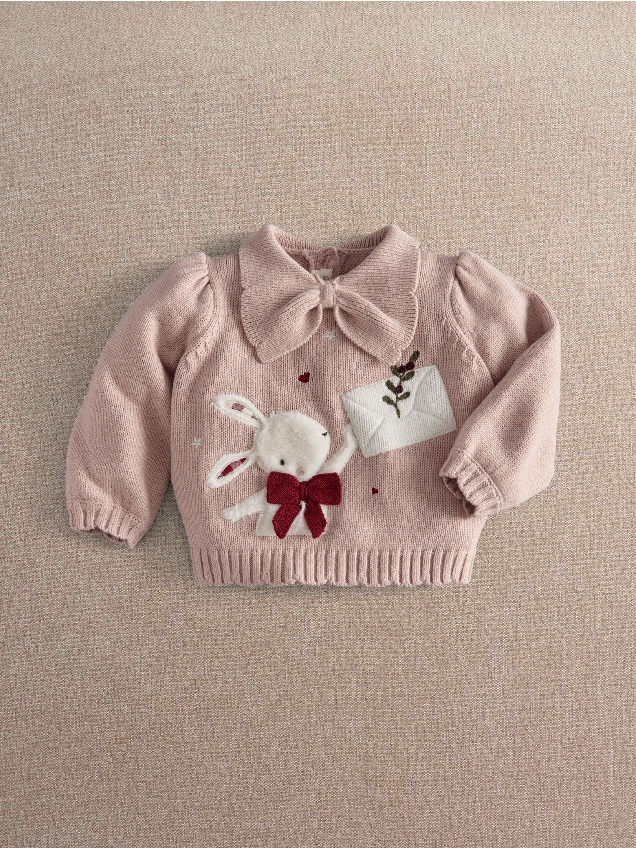 Knitted Bunny Jumper image number 1