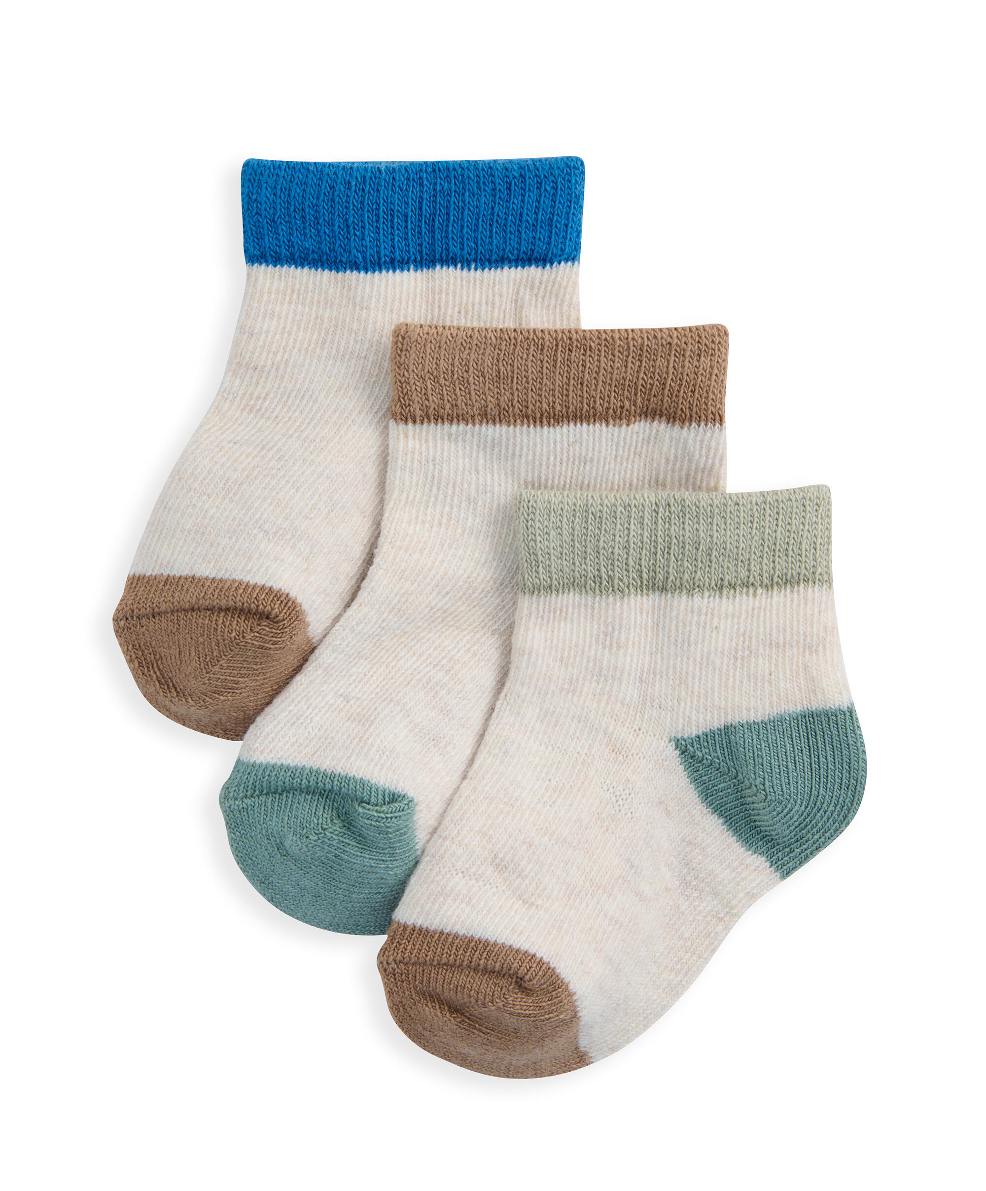 Mixed Colour Socks (Pack of 3)