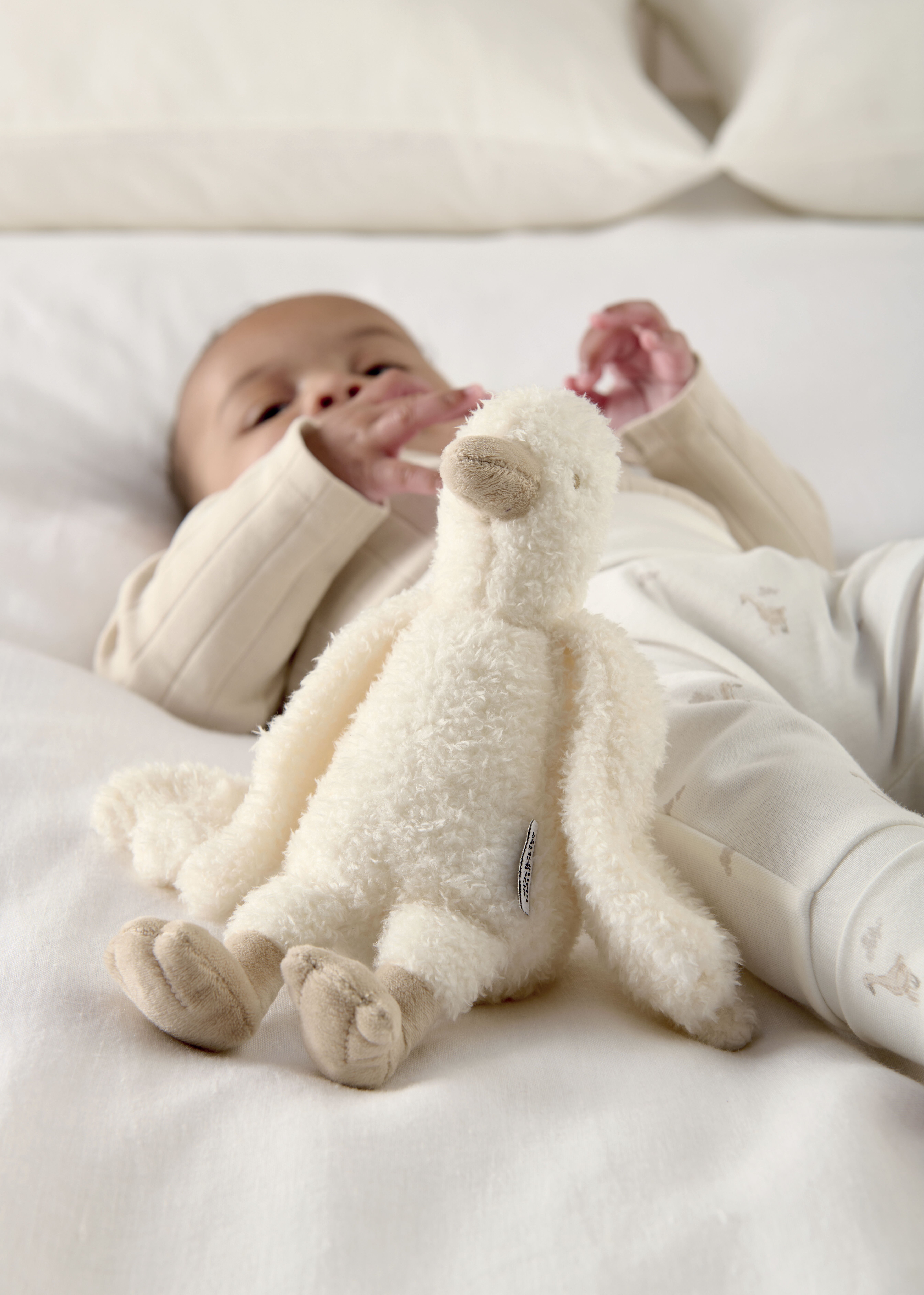 Beanie Soft Toy - Welcome To The World Duckling image number 1