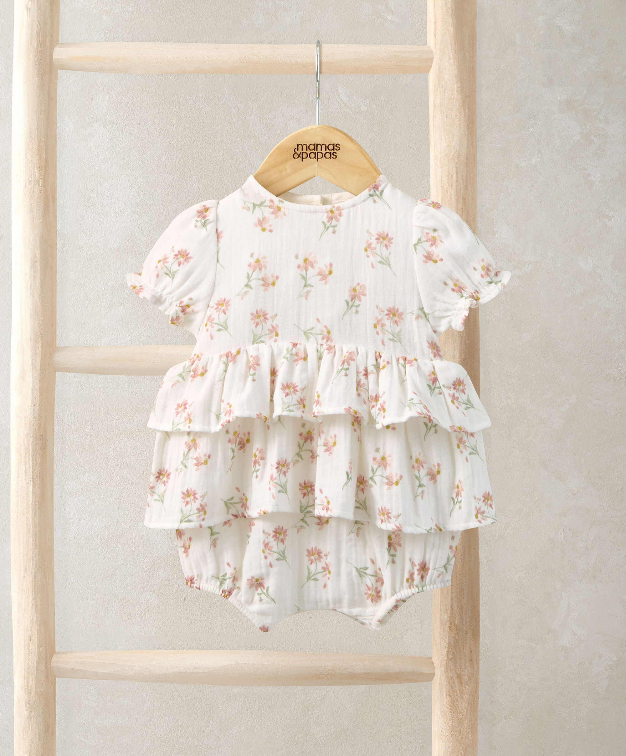 Daisy Peplum Shortie Romper