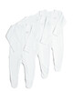 3 Pack of White Sleepsuits image number 1