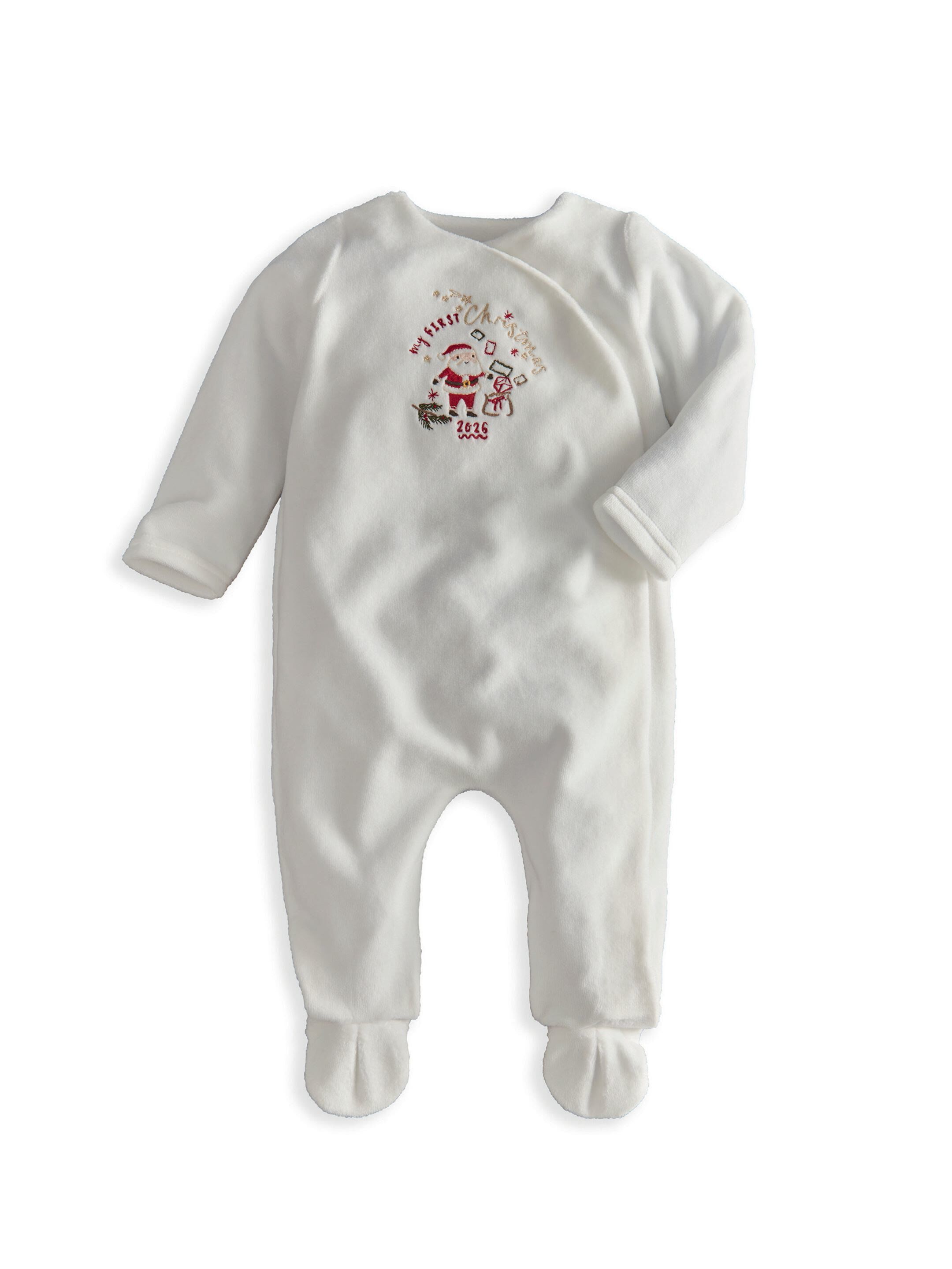 1st Christmas Velour All-in-One image number 3