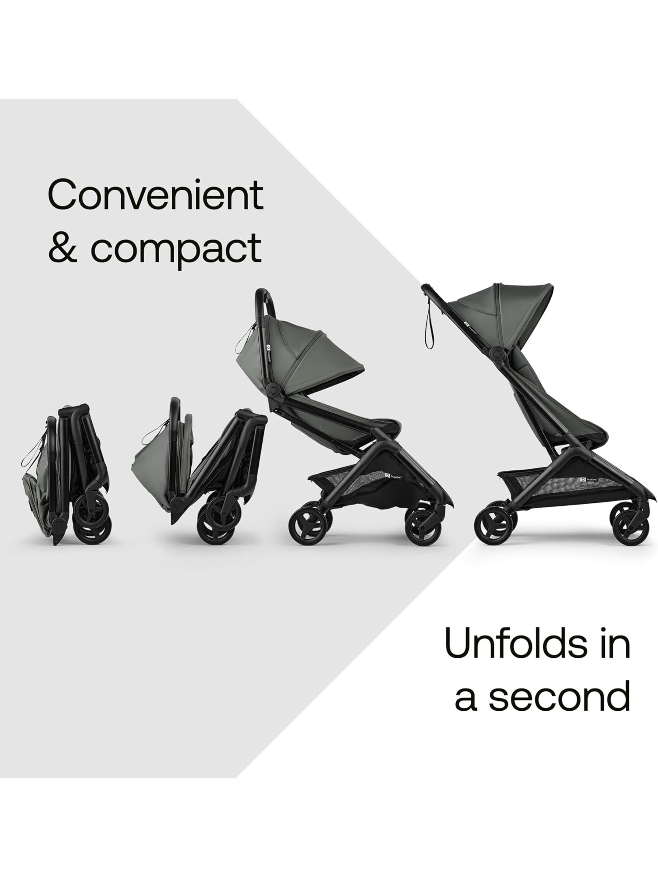 Bugaboo Butterfly 2 Complete Stroller - Forest Green image number 4
