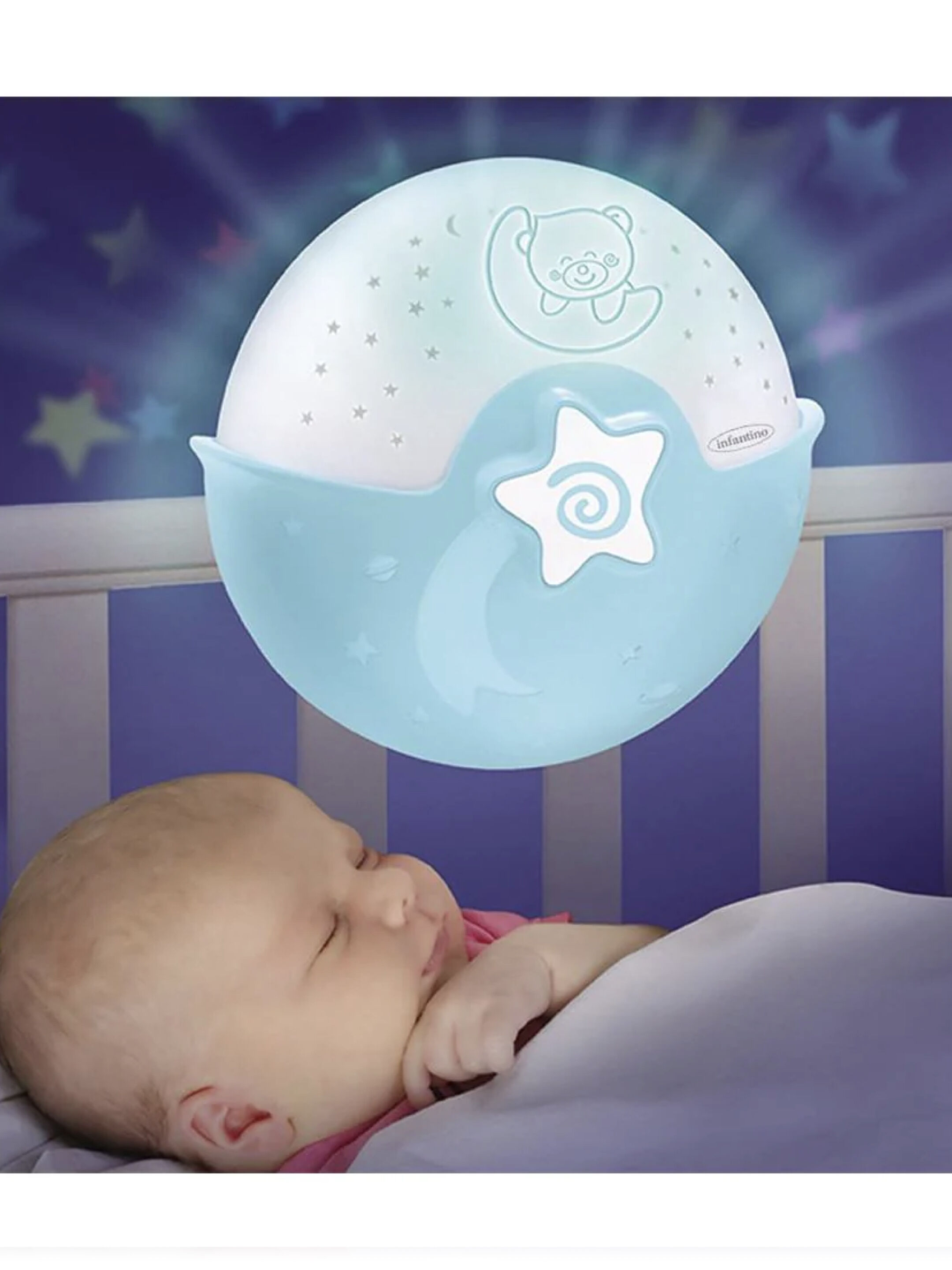 Infantino Wom Soothing Light & Projector - Blue image number 2