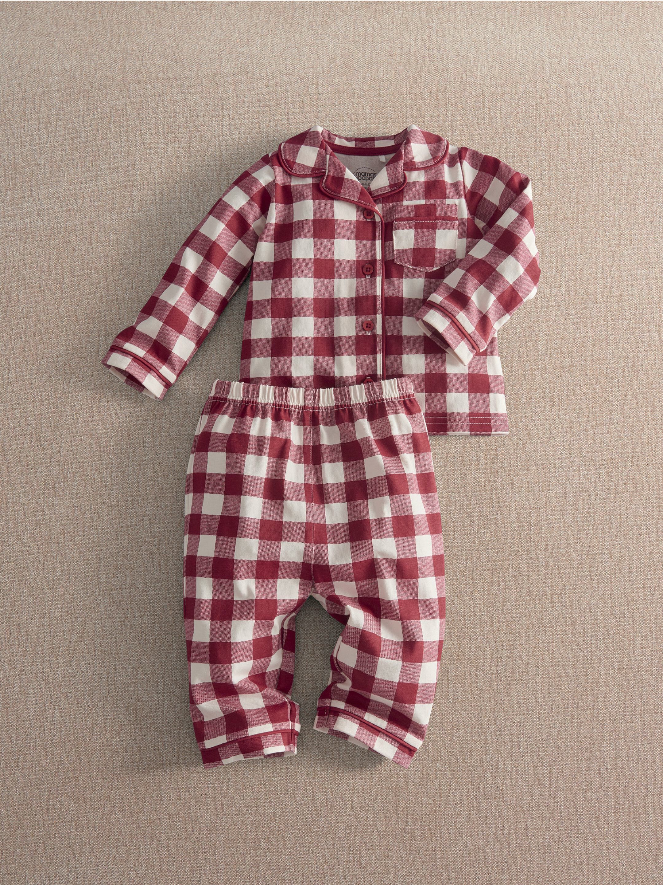 Large Gingham Check Pyjamas image number 2