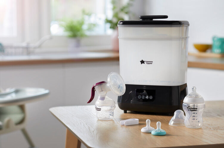 Tommee Tippee Advanced Electric Steam Steriliser Dryer Black image number 3