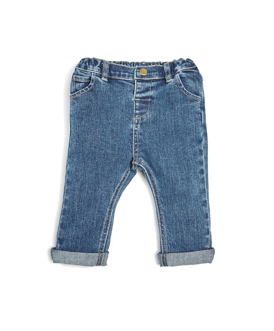 Jeans, Shirt & Vest 3 Piece Set image number 4