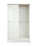 Harwell 4 Piece Cotbed with Dresser Changer, Wardrobe, and Essential Pocket Spring Mattress Set- White image number 21