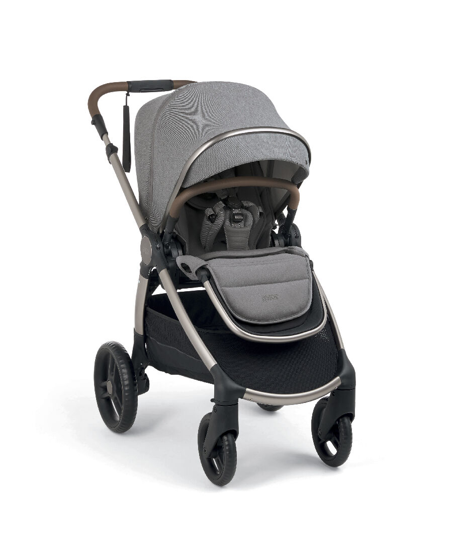 Ocarro 2 Pushchair and Carrycot Bundle with Joie i-Spin 360 Car Seat (3 Pieces) Coal - Heritage image number 2