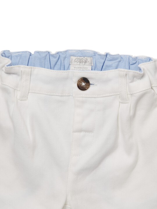 White Chino Shorts image number 3