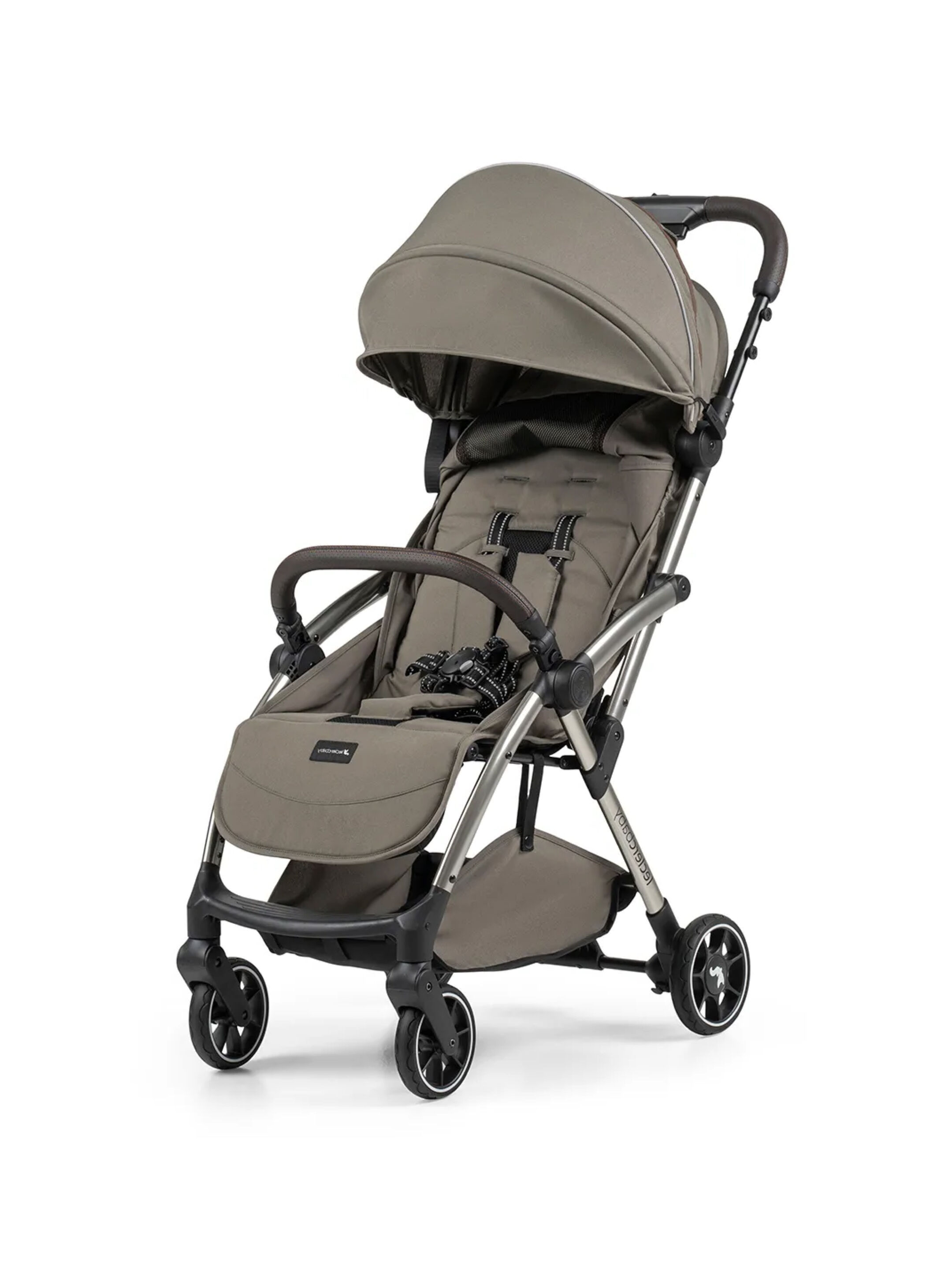 Leclerc Influencer Air Stroller with Bumper Bar and Sun Canopy and Footrest- Olive Green image number 1