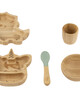 Citron Organic Bamboo Toys Set of 5 image number 3