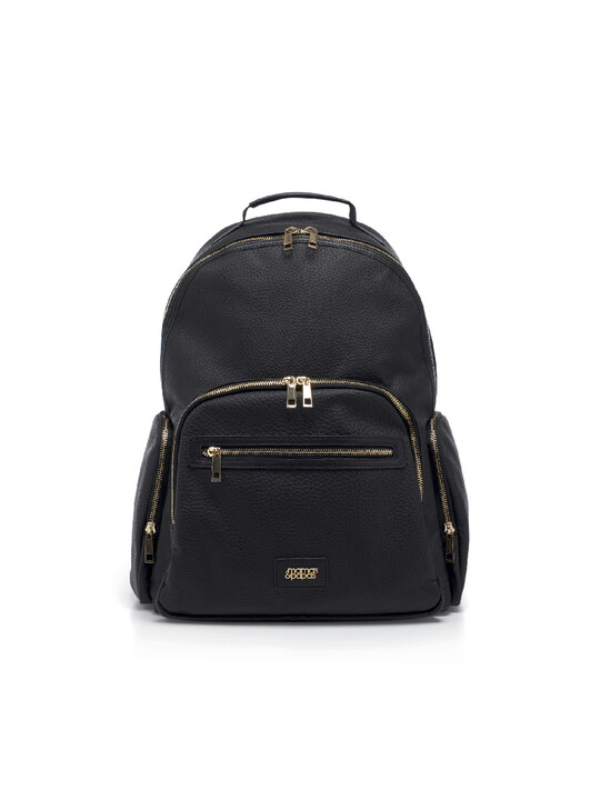 Strada Tumbled Backpack - Black And Gold image number 1