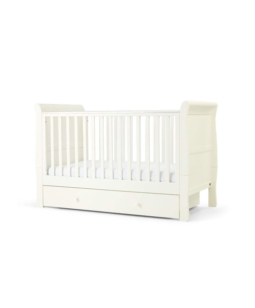 Mia Cot Sleigh - Pure White image number 1
