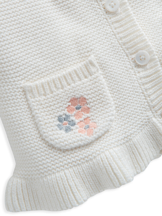 Embroidered Knitted Cardigan image number 3