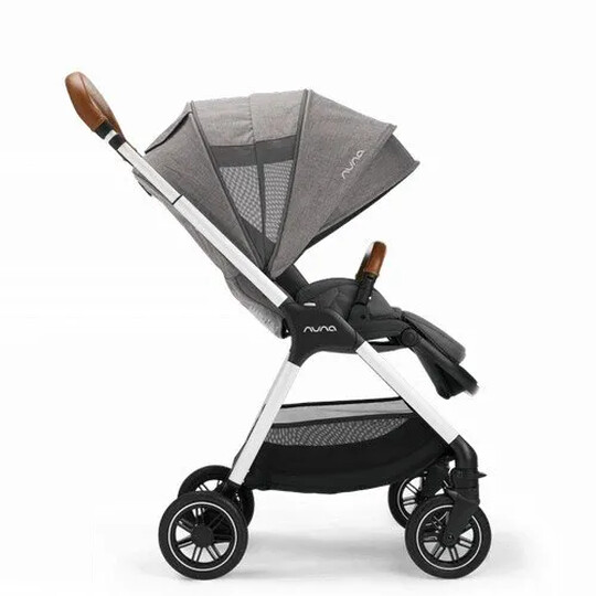 Nuna TRIV Baby Stroller with Rain Cover and Adapter - Chestnut image number 3
