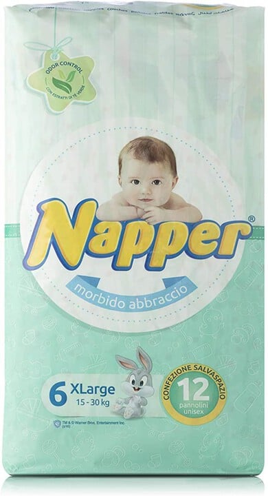 Napper - Diapers Soft Hug Parmon From 15-30kg 12pc image number 1