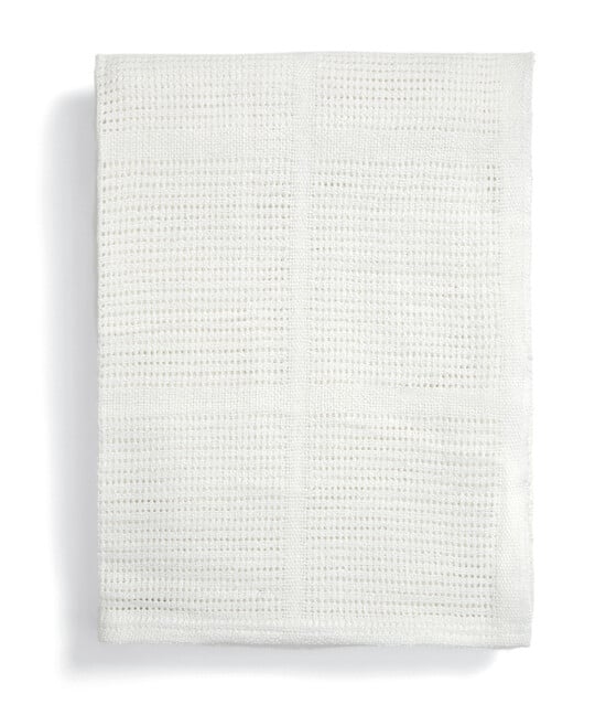 Cellular Blanket Small - White image number 3