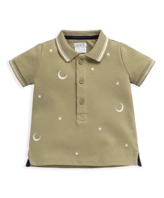 Embroidered Pique Polo image number 1