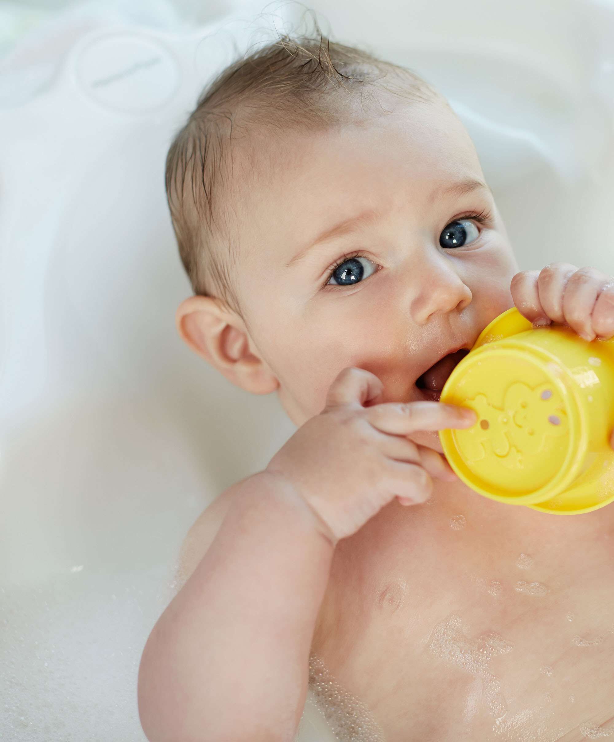 Acqua Bambino Two Stage Bath  - Pearl White image number 4