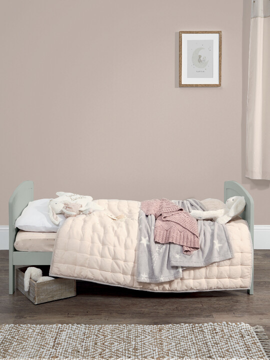 Dover Adjustable Cot to Toddler Bed - Grey image number 6