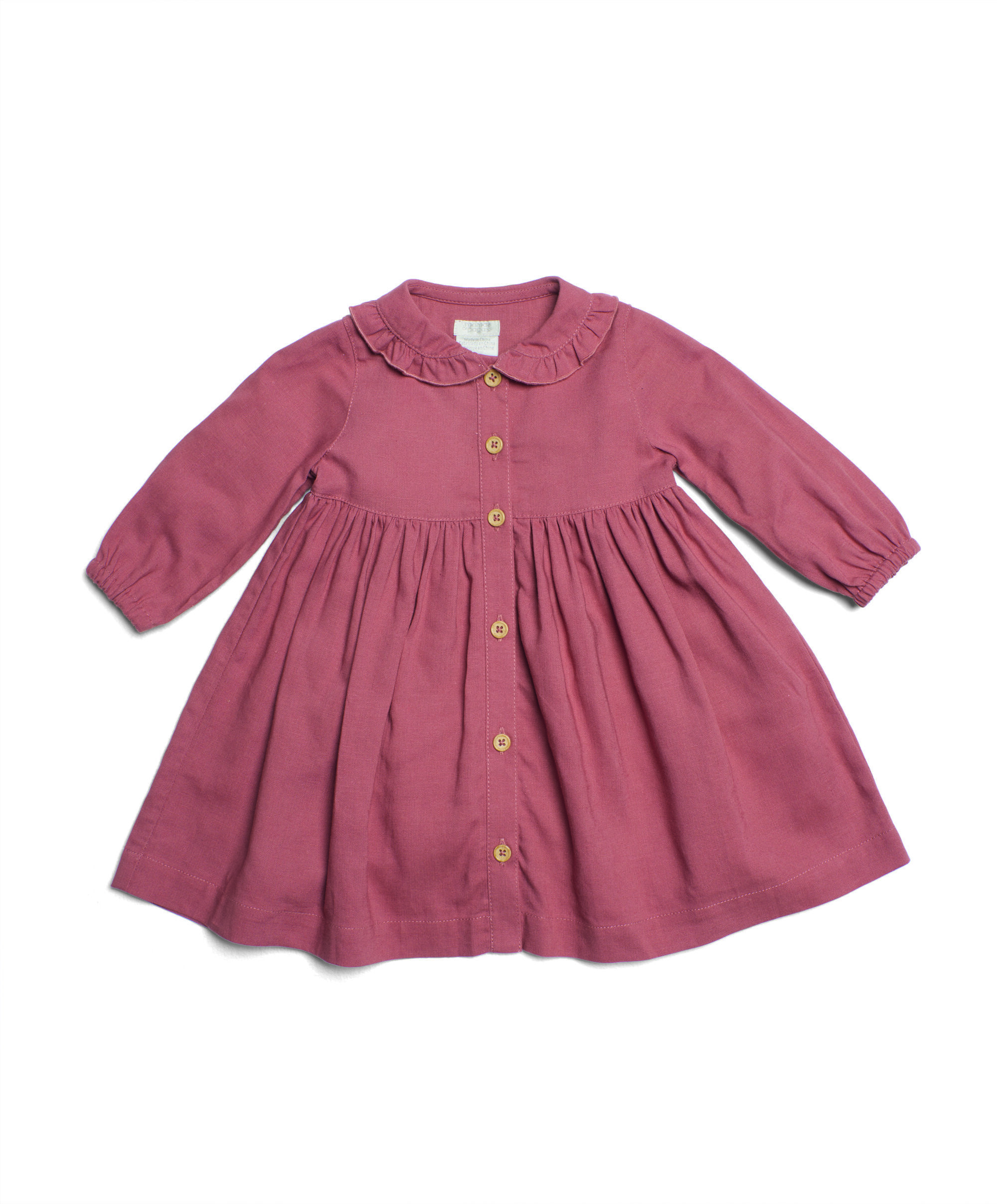 Linen Shirt Dress image number 1