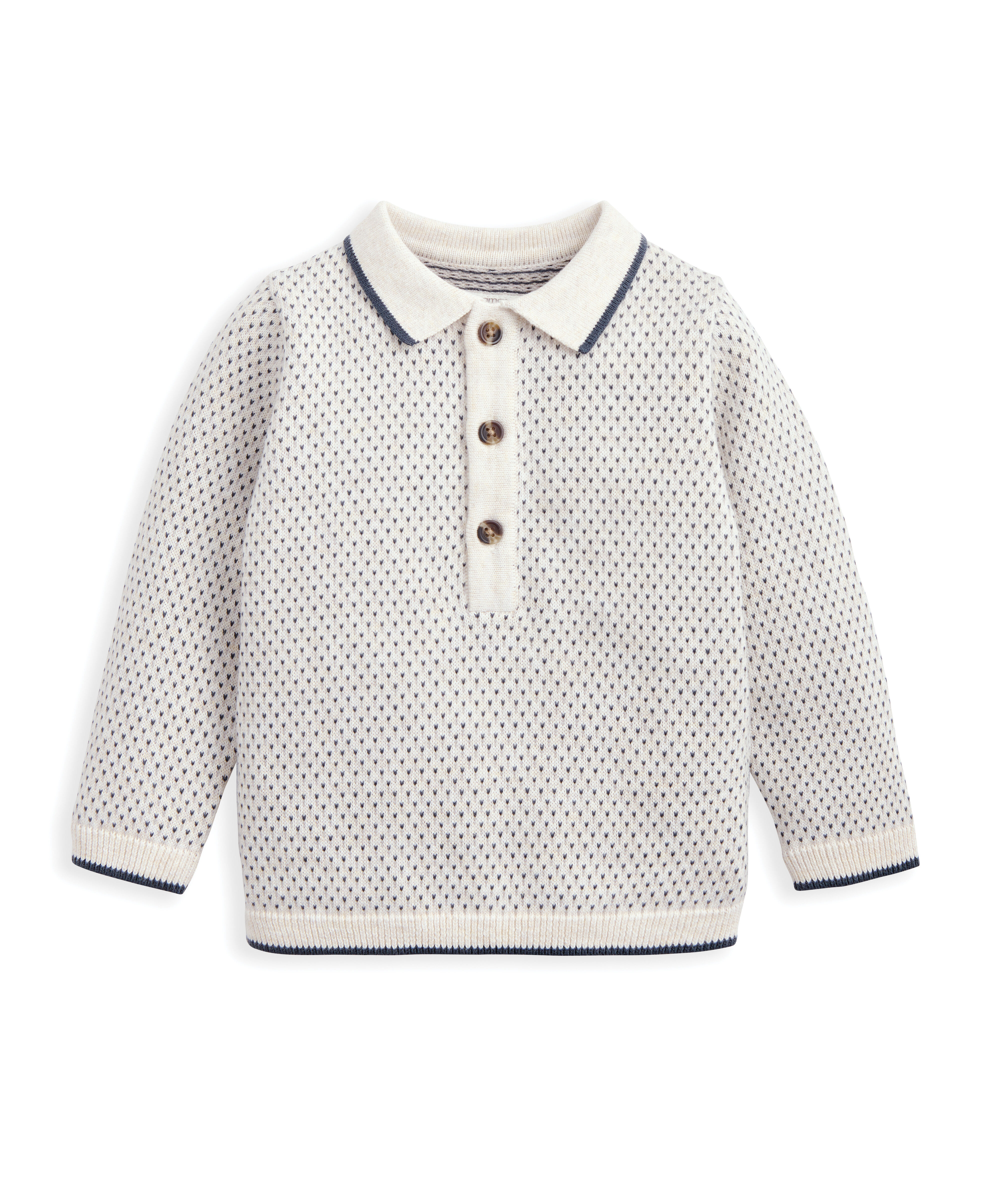 Jacquard Knit Polo image number 2