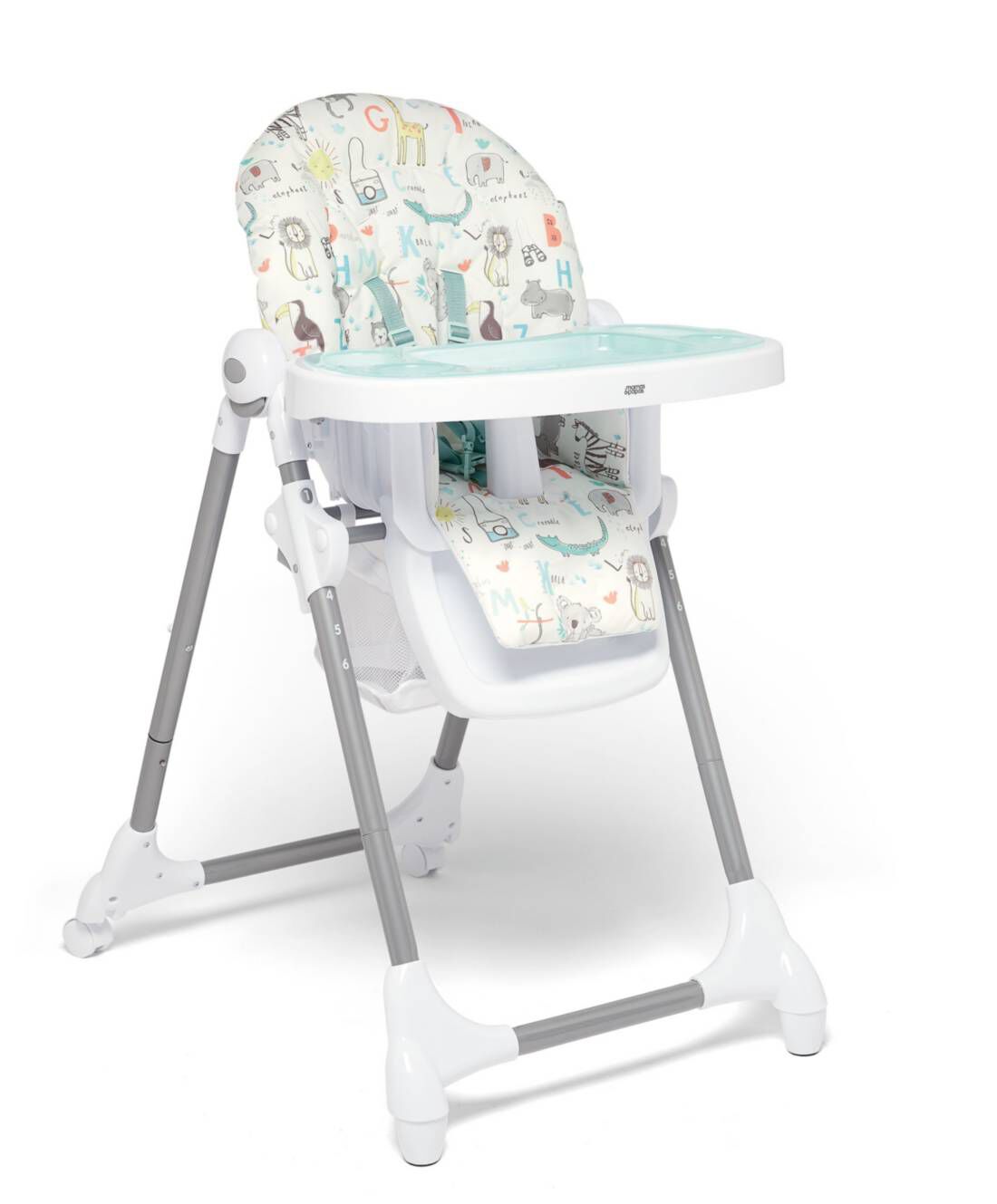 Snax Adjustable Highchair with Removable Tray Insert - Safari image number 1