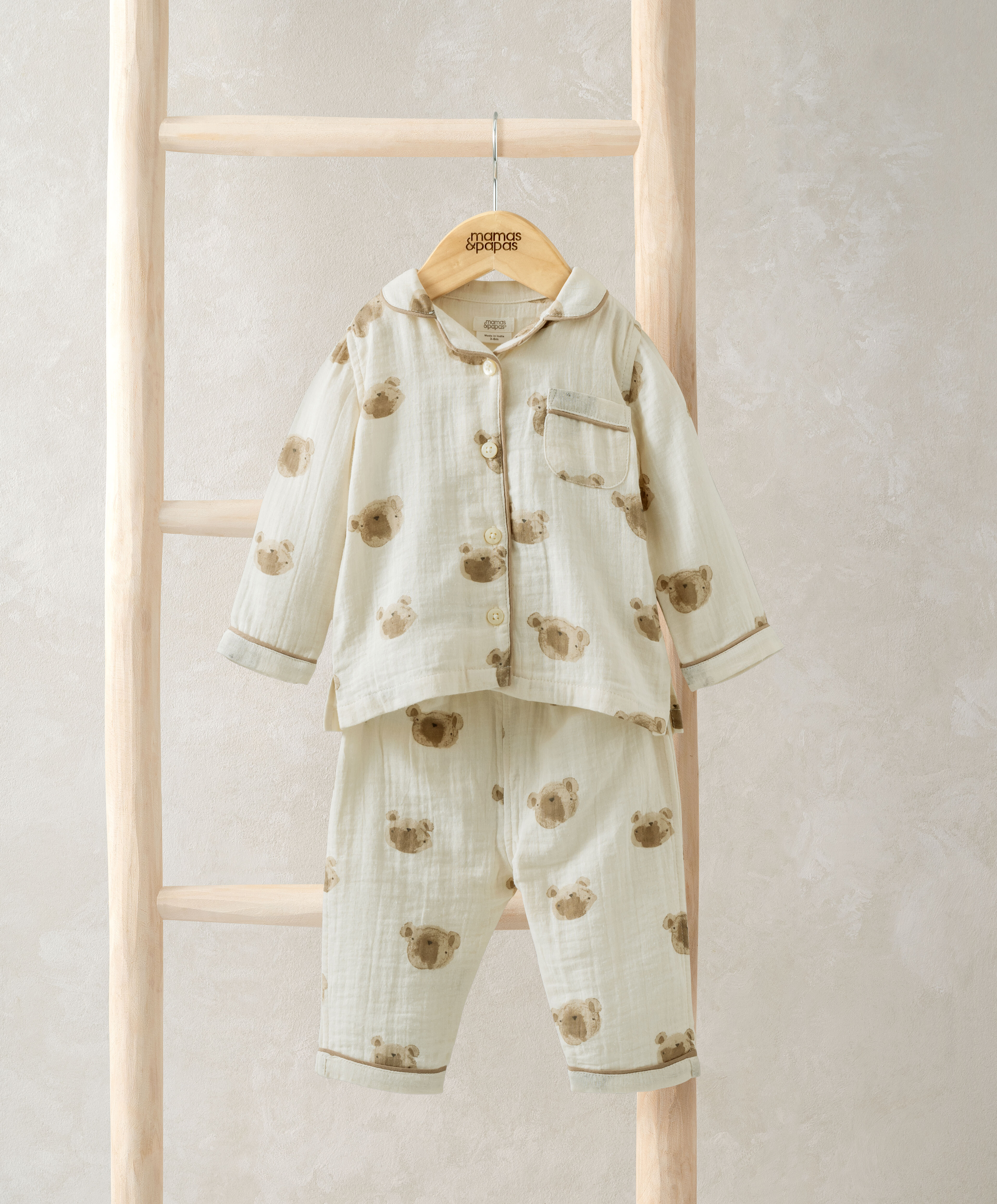 Bear Woven Pyjamas  image number 1