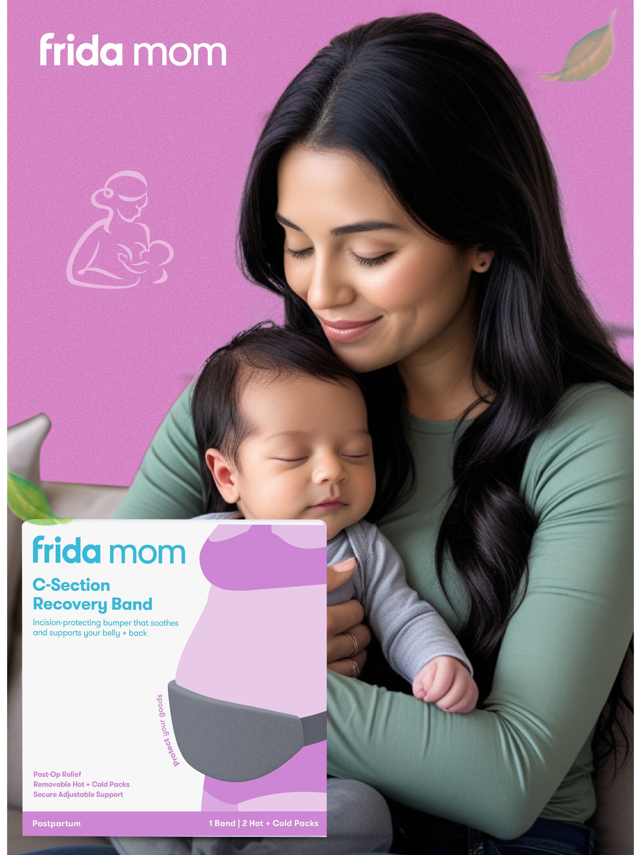 Frida Mom C-Section Recovery Band with Hot & Cold Therapy image number 7