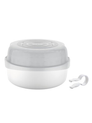 Mam Baby Microwave Steam Sterilizer Microwave Steam Steriliser - 0 M+ | White - Pack of 1