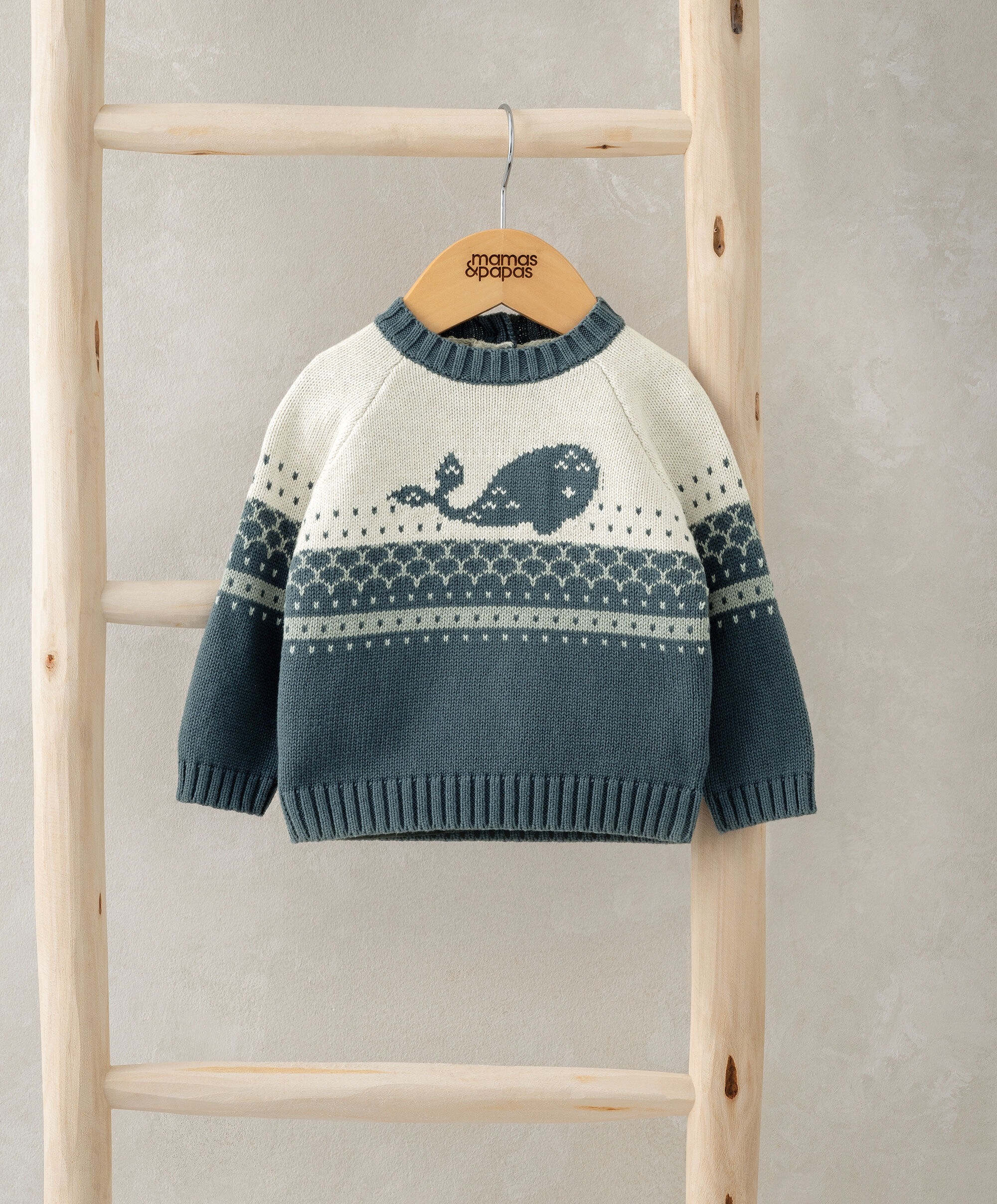 Whale Knitted Jumper image number 1