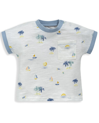 Beach Print T-Shirt
