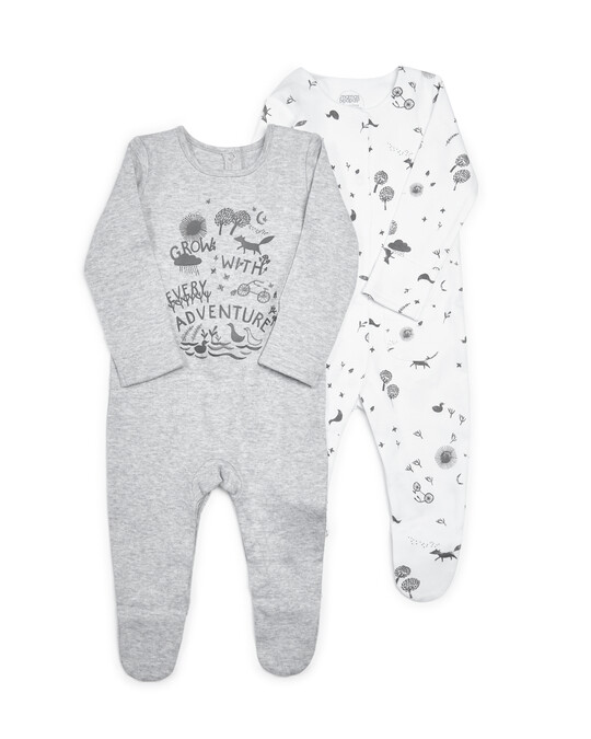 Adventure Jersey Sleepsuits - 2 Pack image number 3