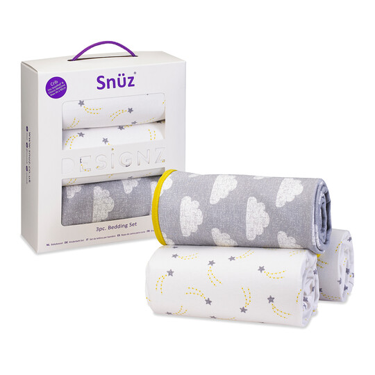 Snuz Crib Bedding Set - Cloud Nine image number 2