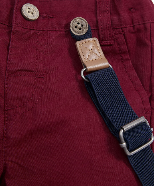 Cord Chinos with Braces image number 3