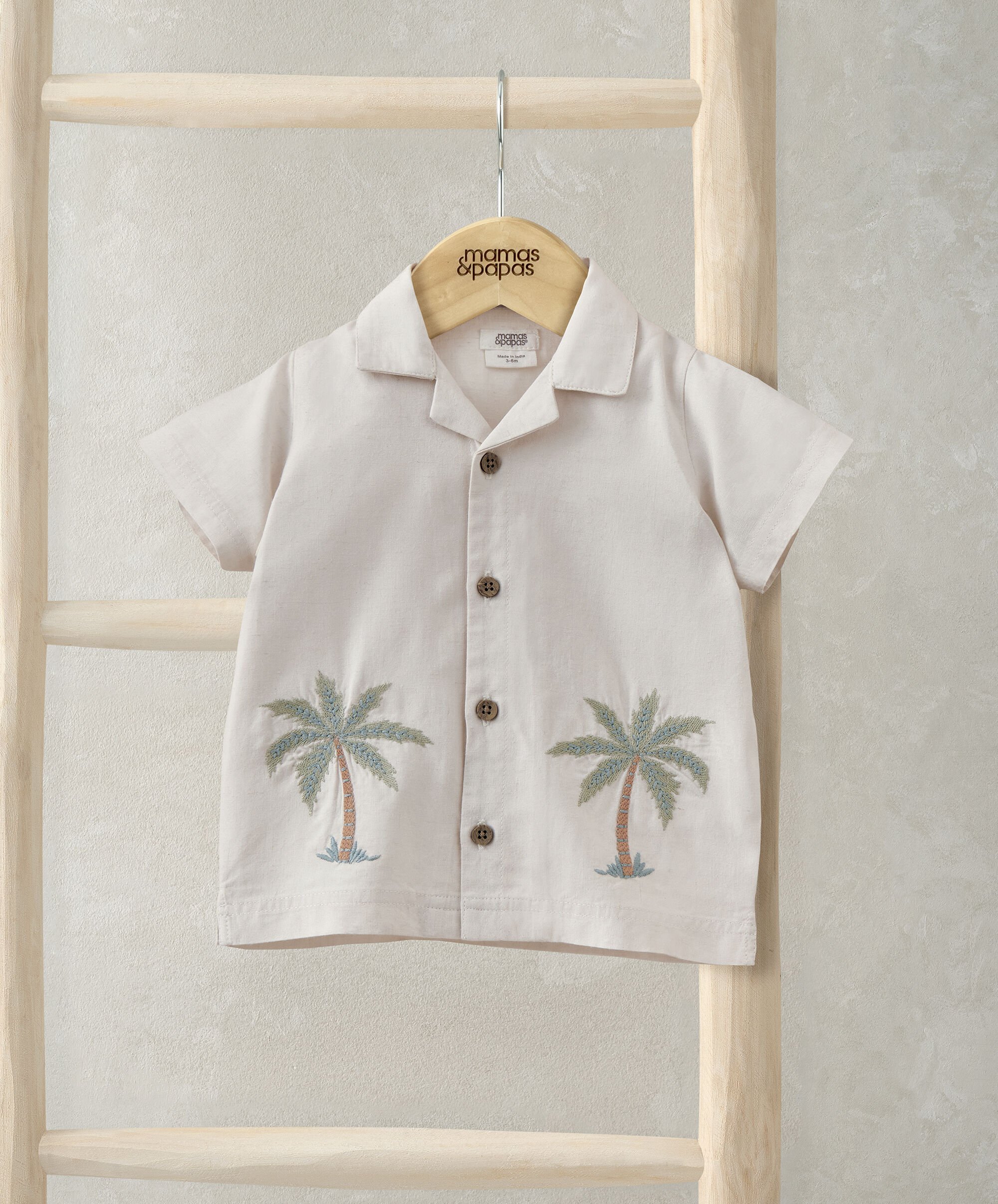 Palm Tree Linen Shirt