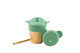 Citron Organic Bamboo Cup W Lids Pastel Green image number 1