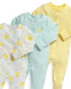Lemon Sleepsuits 3 Pack image number 4