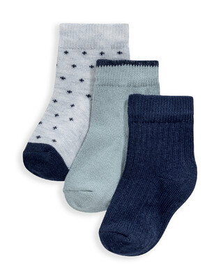 Pattern Baby Socks Multipack - Set Of 3