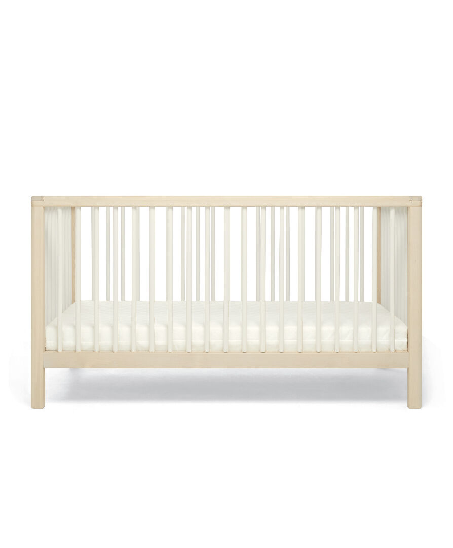 Compact Solo Cotbed - Natural White image number 7