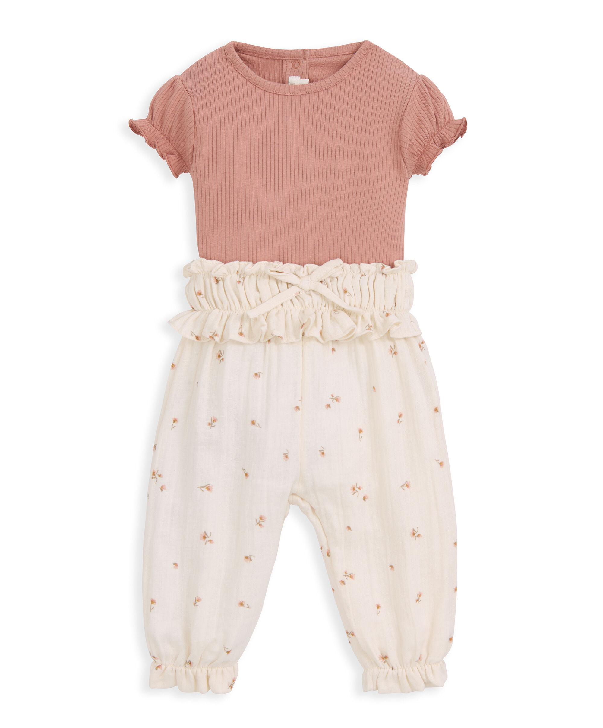 Peony Bodysuit & Trousers Outfit Set image number 3