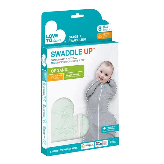Love To Dream Swaddle Up Sleeping Bag Organic Tog Mint Newborn