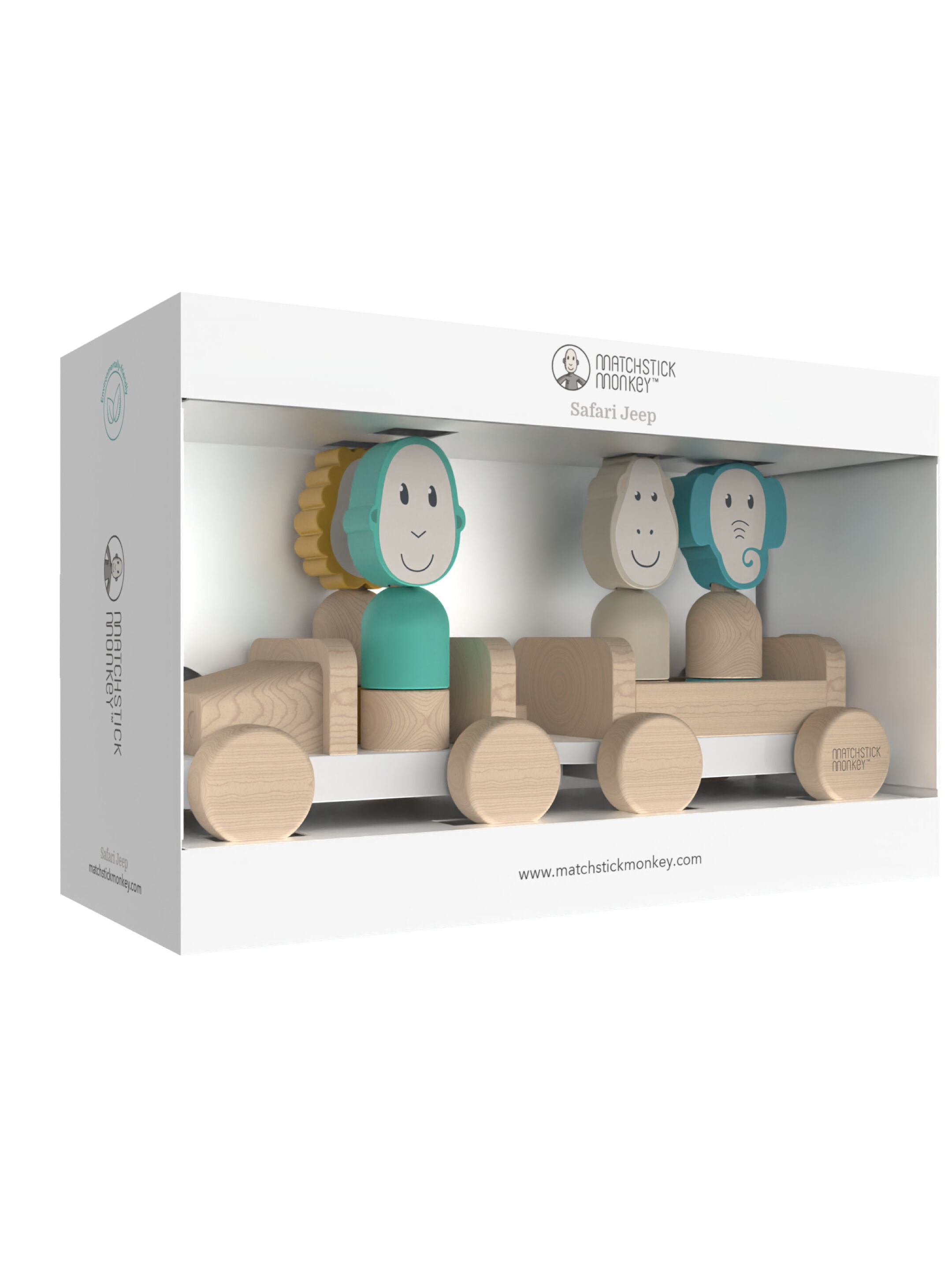 Matchstick Monkey Playtime Safari Jeep image number 3