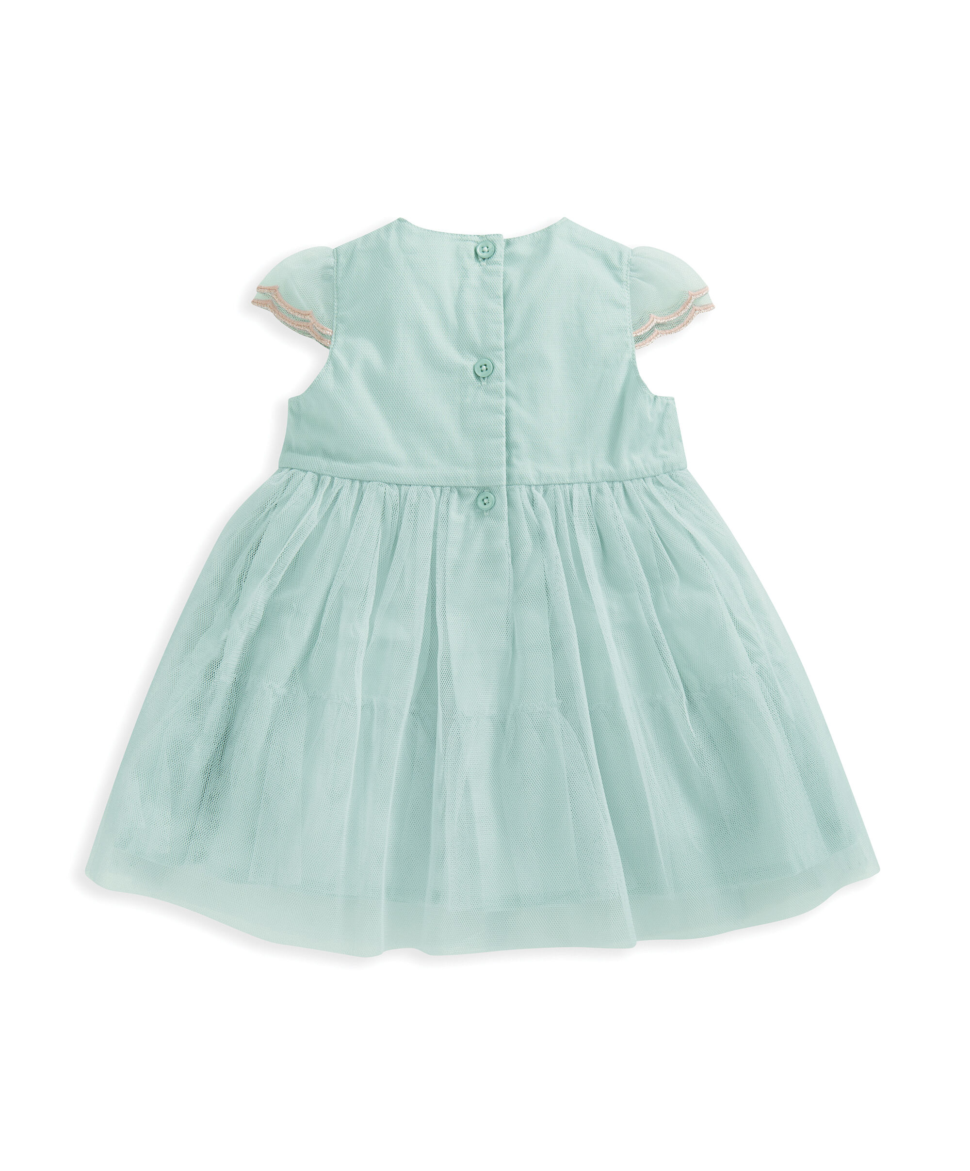 Floral Tulle Dress - Green image number 3