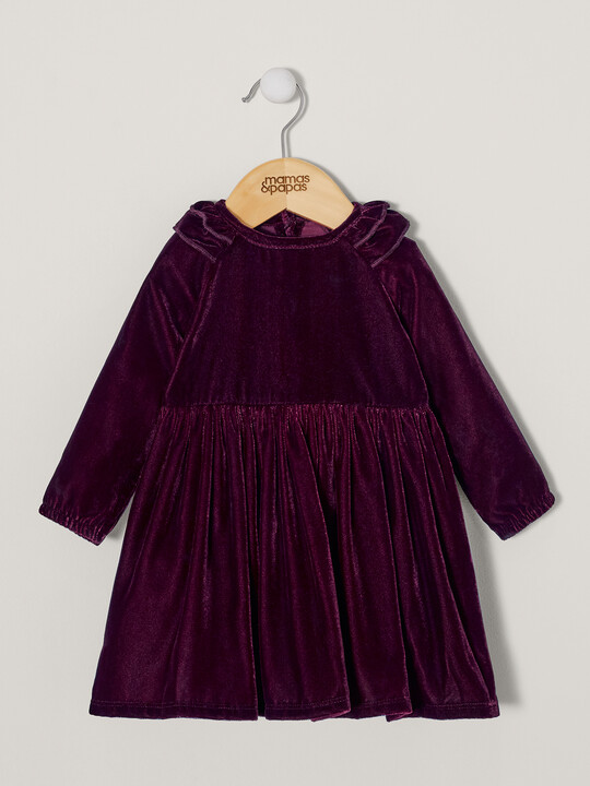 Berry Velour Dress image number 3